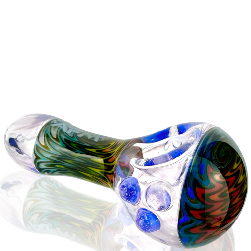 Shop 4" AFM Wig Wag Vortex Glass Hand Pipe in australian