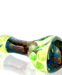 Shop 4" AFM Wig Wag Vortex Glass Hand Pipe in australian