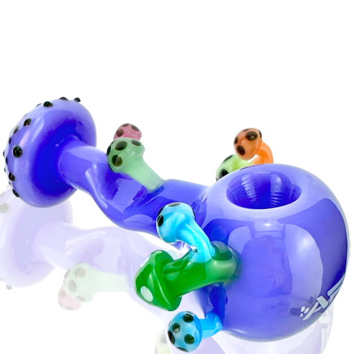 Shop 4" AFM Forbidden Jungle Mushroom Glass Hand Pipe in australian