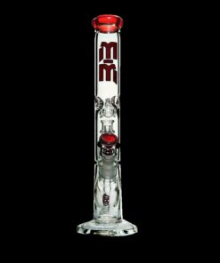 Shop M&M Tech Straight Tube Bong with Chandelier Perc in australian