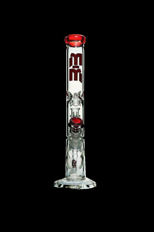 Shop M&M Tech Straight Tube Bong with Chandelier Perc in australian