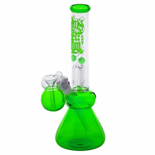 Shop Amsterdam | 12" Green Glass Water Pipe w/ Tree Perc in australian