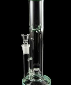 Shop The "Flower of Life" Straight Tube Bong with Ice Catcher in australian