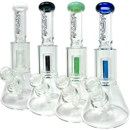 Shop 12" AFM Glass UFO Chamber Glass Mini Beaker Bong in australian