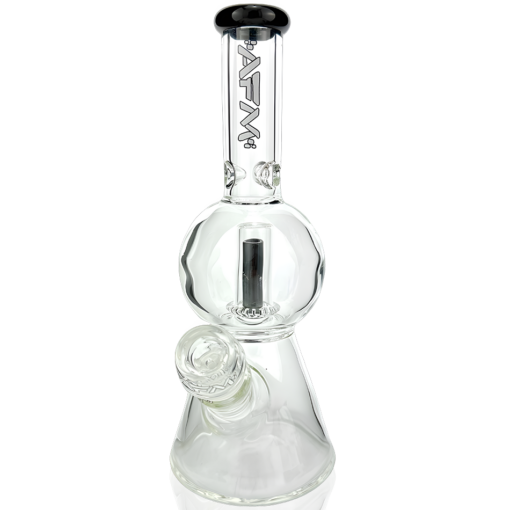 Shop 12" AFM Glass Bubble Globe Glass Beaker Bong in australian