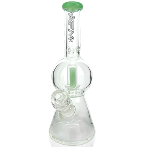 Shop 12" AFM Glass Bubble Globe Glass Beaker Bong in australian