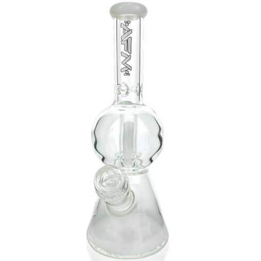 Shop 12" AFM Glass Bubble Globe Glass Beaker Bong in australian