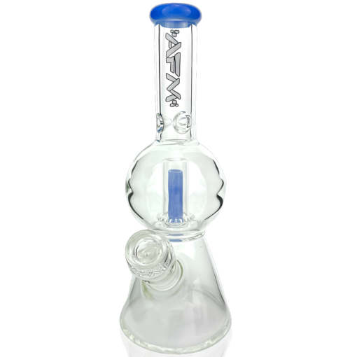 Shop 12" AFM Glass Bubble Globe Glass Beaker Bong in australian