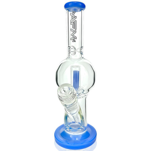 Shop 10" AFM Bubble Glass Straight Tube Bong in australian