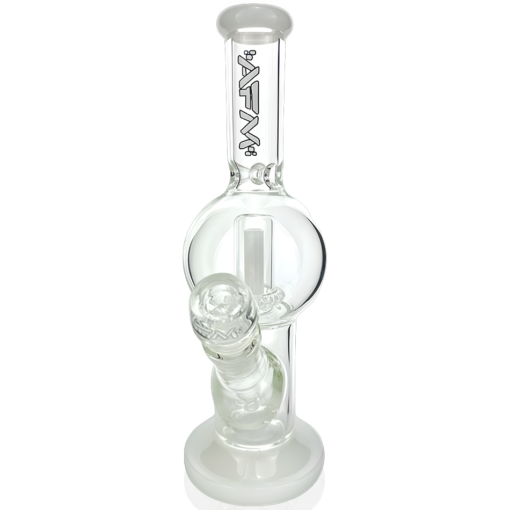 Shop 10" AFM Bubble Glass Straight Tube Bong in australian