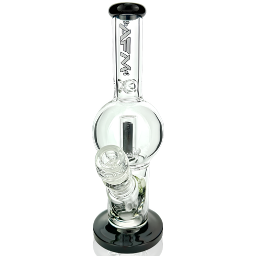 Shop 10" AFM Bubble Glass Straight Tube Bong in australian