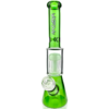 Shop 10" AFM Glass Tree Perc Color Glass Mini Beaker Bong in australian