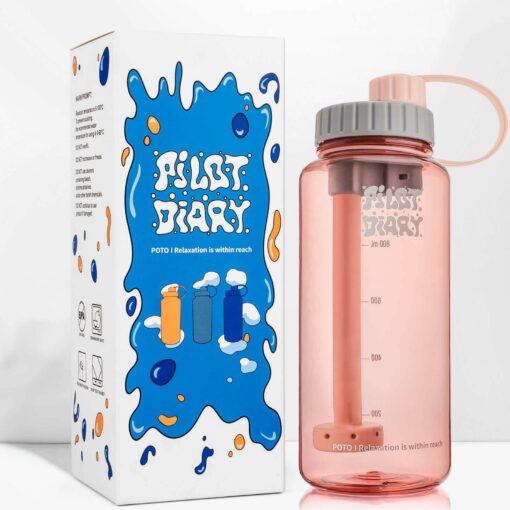 Shop PILOT DIARY Stealth Nalgene-Style Water Bottle Bong with Showerhead Perc in australian