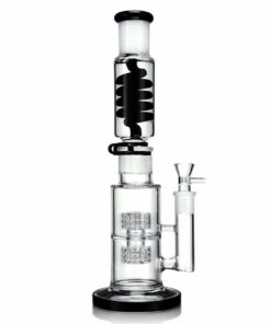 Shop 1Stop Glass 14 Inch Glycerin Straight Tube Bong in australian