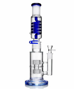 Shop 1Stop Glass 14 Inch Glycerin Straight Tube Bong in australian