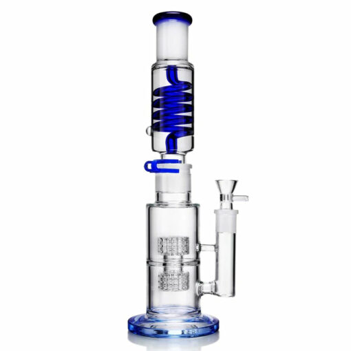 Shop 1Stop Glass 14 Inch Glycerin Straight Tube Bong in australian