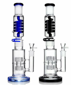 Shop 1Stop Glass 14 Inch Glycerin Straight Tube Bong in australian