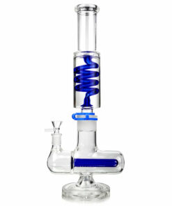 Shop 1Stop Glass 16 inches Glycerin Inline Perc Bong in australian