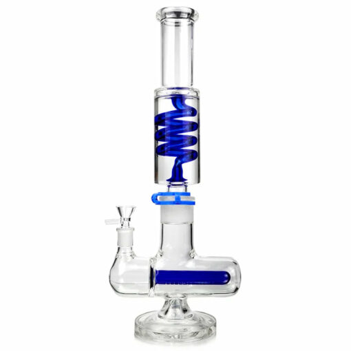 Shop 1Stop Glass 16 inches Glycerin Inline Perc Bong in australian