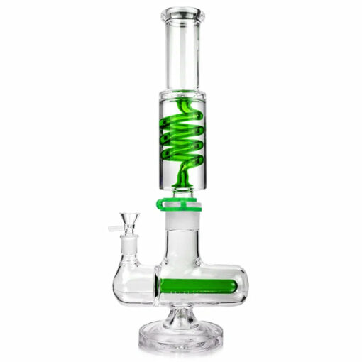 Shop 1Stop Glass 16 inches Glycerin Inline Perc Bong in australian