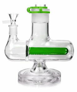 Shop 1Stop Glass 16 inches Glycerin Inline Perc Bong in australian