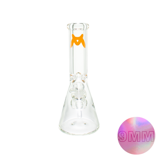 Shop 12" x 9mm Classic Beaker Bong in australian