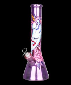 Shop Unicorn Glow Beaker Water Pipe in australian