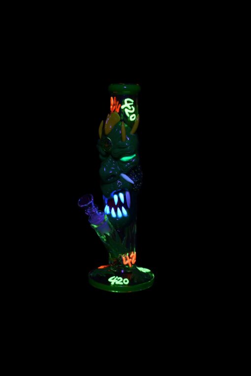 Shop 420 Dragon Glow in the Dark Tube Water Pipe in australian