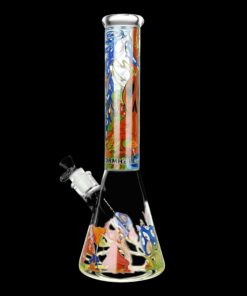 Shop Wormhole Psychedelic Forest Beaker Water Pipe - 14.5" / 14mm F in australian