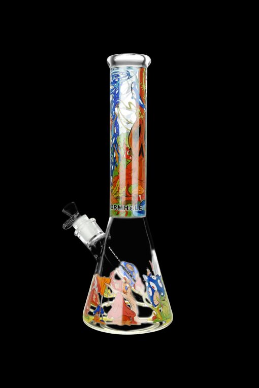 Shop Wormhole Glass Beaker Water Pipe - Psychedelic Forest in australian