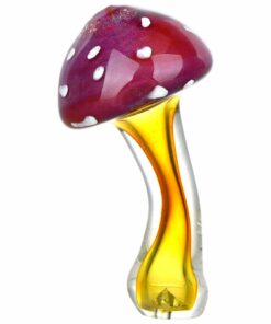 Shop Amanita Mushroom Fumed Glass Hand Pipe - 4.75" in australian