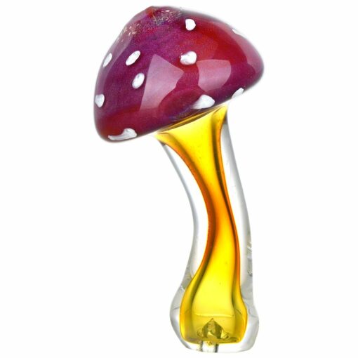 Shop Amanita Mushroom Fumed Glass Hand Pipe - 4.75" in australian