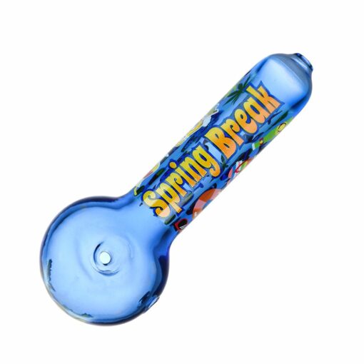 Shop 6CT BOX - Spring Break 2024 Glass Spoon Pipe - 5" / Assorted Colors in australian