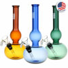 Shop Phoenix Rising Double Bubble Glass Water Pipe - 8.75" / Colors Vary in australian