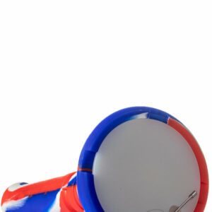 Shop Premium Silicone Beaker - Blue/Red/White in australian