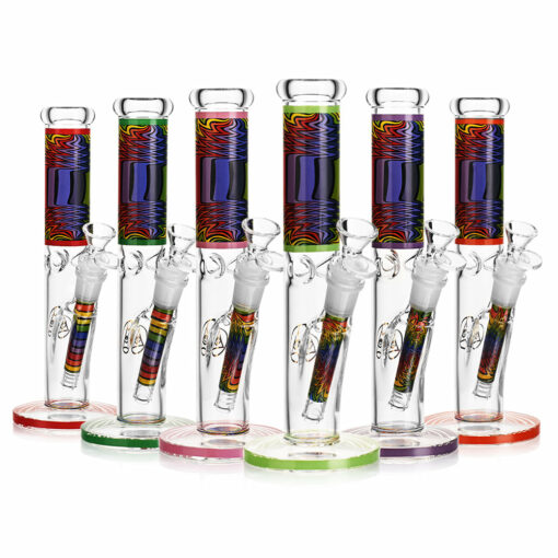 Shop Ritual Smoke - Prism 10" Glass Straight Tube - Lime in australian