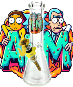 Shop 12" Collectable Anime 9mm Beaker Bong Bundle in australian