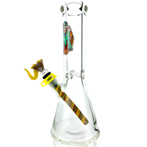 Shop 12" Collectable Anime 9mm Beaker Bong Bundle in australian