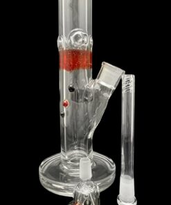 Shop Thunder Glass Red Blizzard Straight Tube in australian