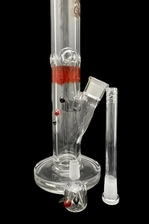 Shop Thunder Glass Red Blizzard Straight Tube in australian