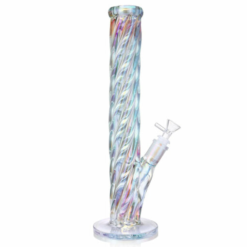 Shop 1Stop Glass 16 Inch Straight Shooter W/ Iridescent Glass - GORGEOUS! in australian