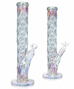 Shop 1Stop Glass 16 Inch Straight Shooter W/ Iridescent Glass - GORGEOUS! in australian