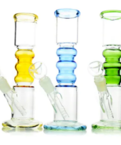 Shop 1Stop Glass 10 Inch Straight Tube Bong – Gorgeous Colors & Style in australian