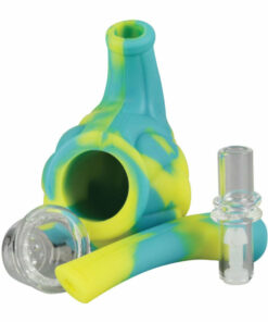 Shop Silicone Hand Pipe with Glass Bowl in australian