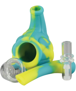 Shop Silicone Hand Pipe with Glass Bowl in australian