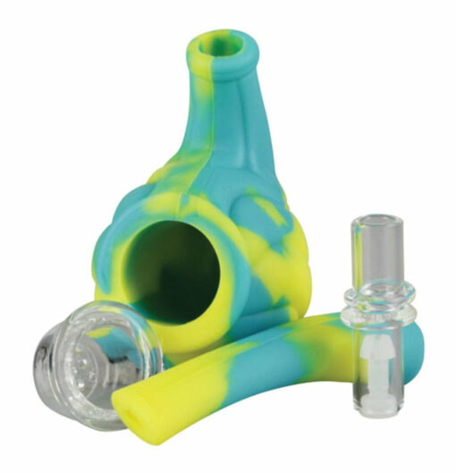 Shop Silicone Hand Pipe with Glass Bowl in australian