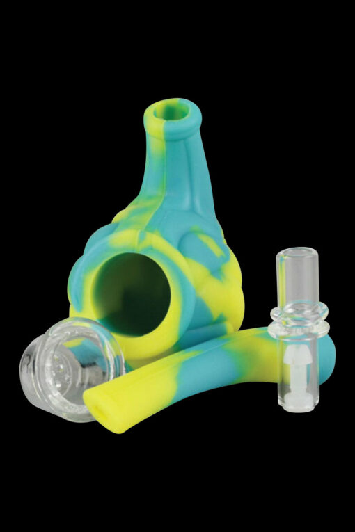 Shop Silicone Hand Pipe with Glass Bowl in australian
