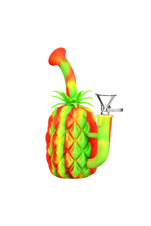 Shop The Pineapple Bong - Silicone Water Pipe with Glass Bowl in australian