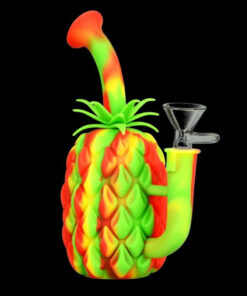 Shop The Pineapple Bong - Silicone Water Pipe with Glass Bowl in australian