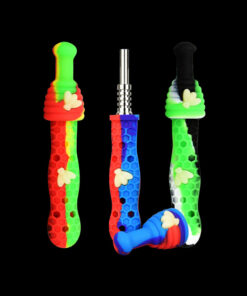 Shop Silicone UV Honeybee Vapor Straw with Cap in australian